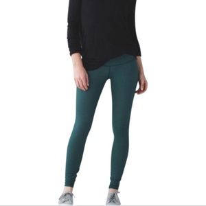 Lululemon leggings size xs green